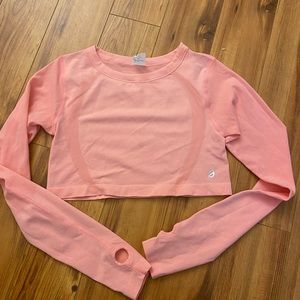 Ptula pink cropped long sleeve